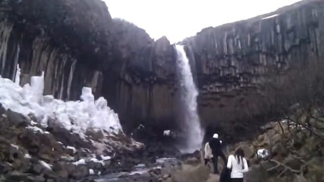 Iceland 2015 - Svartifoss waterfall смотреть онлайн