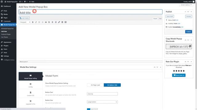 How To Add Modal Popup Box On WordPress Website - Free Wordpress Modal Popup Box Plugin смотреть онлайн
