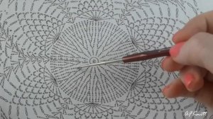 Пляжная сумка, АВОСЬКА с "ананасами" крючком. Ч.1. Вяжем круглое дно.