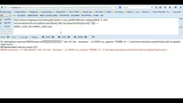Upload shell Using SQL and Read files Using Error based SQLi смотреть онлайн