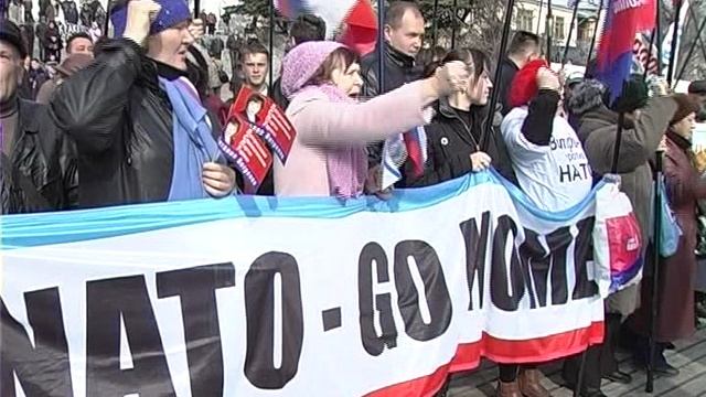 Корабли НАТО в Севастополе. Телесюжет 2007 год.