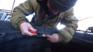 Шины низкого давления .Обдирка шины ви 3 (Краз лапоть).