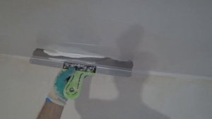 Блог.Шпаклевка стеклохолста на  потолке под покраску,первый слой,на сдир.