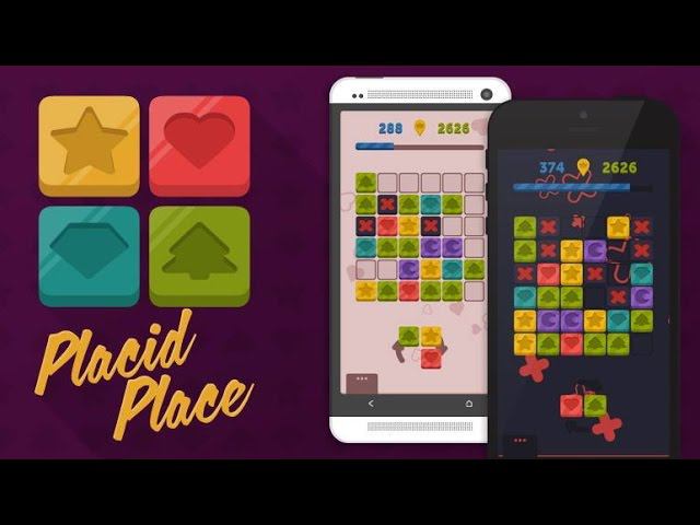 Placid Place: Color Tiles - Прикольный тайм-киллер на Android смотреть онлайн