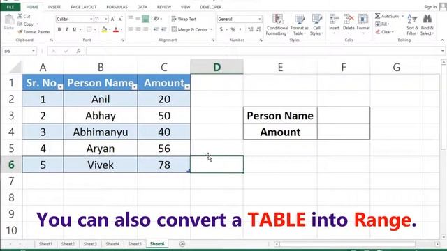 Dynamic Named Range Using TABLE that Grow Automatically in Excel in HINDI - Lesson 54 смотреть онлайн