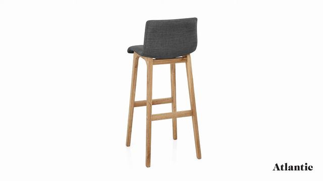 Drift Oak Fabric Stool смотреть онлайн