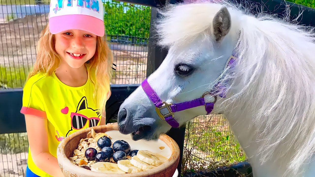 Насти и её веселые приключения на ферме смотреть онлайн