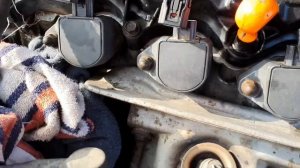 Замена уплотнительного кольца левой заглушки ГБЦ Honda Civic 4d Хонда Сивик 4д