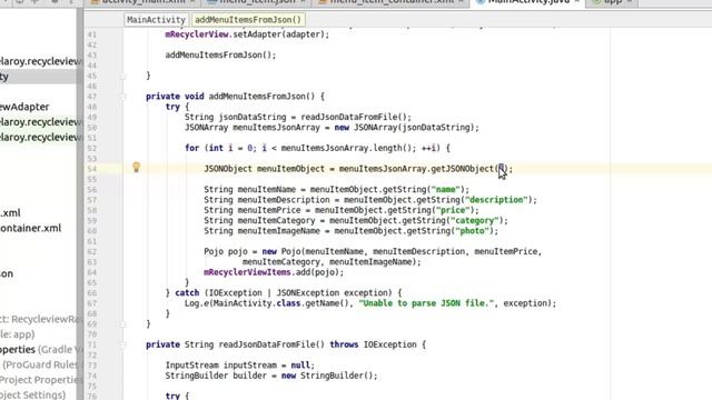 Parsing Raw JSON into Recyclerview смотреть онлайн