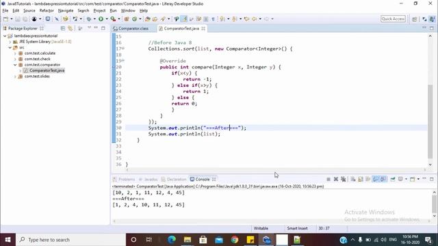 Java 8 Tutorial 05 :- How to sort a List in Java 8 using Comparator with Lambda Expression?? смотреть онлайн