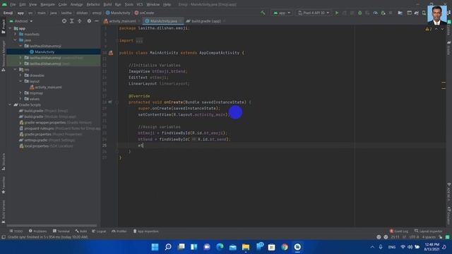 Emoji Android App Coding Tutorial | Source Code 100% Free Download | #AndroidStudio смотреть онлайн