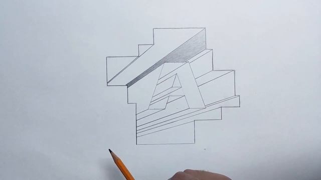 ПРОСТОЙ 3d рисунок на бумаге / Супер техника ДЛЯ НАЧИНАЮЩИХ смотреть онлайн