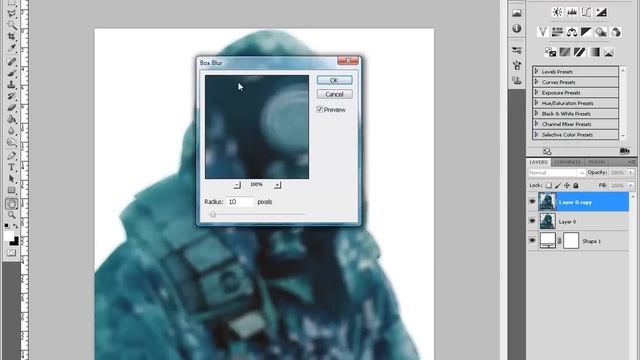 Photoshop 101 - How to Blur a Picture Tutorial (Photoshop CS3-CS6) смотреть онлайн