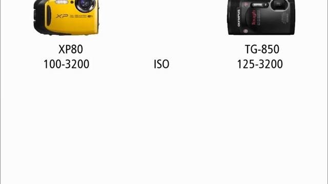 Fujifilm XP80 vs Olympus TG-850 смотреть онлайн