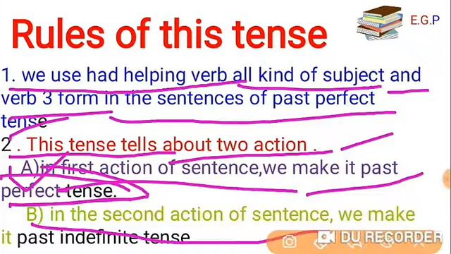 Past perfect tense смотреть онлайн