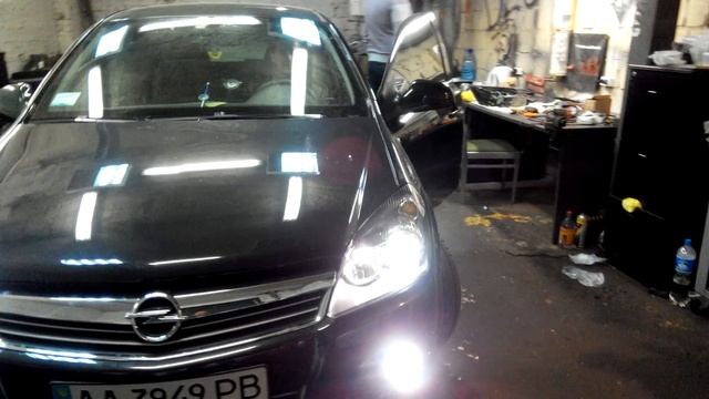 Opel Astra H пример света смотреть онлайн