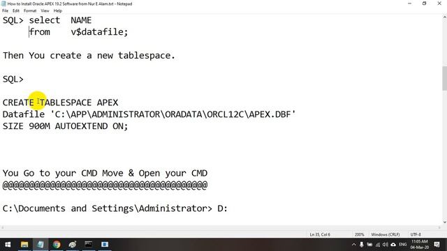 Install Oracle Apex 19 2 into Windows 10 смотреть онлайн
