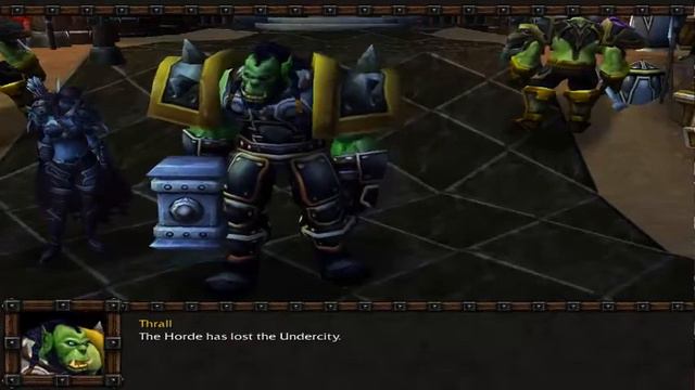 Warcraft 3 | Thrall, Sylvanas and Jaina meeting at Orgrimmar before the Battle for the undercity . смотреть онлайн
