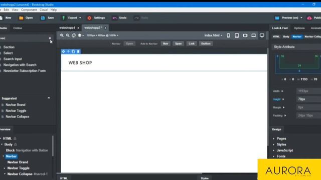 Creating Nav + Jumbotron with bootstrap studio [Part -2] смотреть онлайн