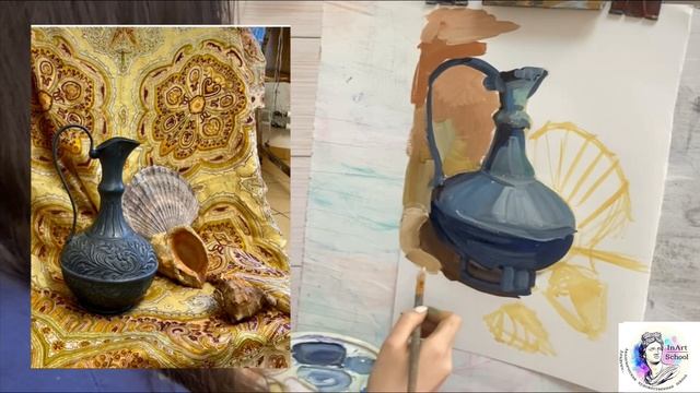 Урок 5. Пишем этюд гуашью смотреть онлайн