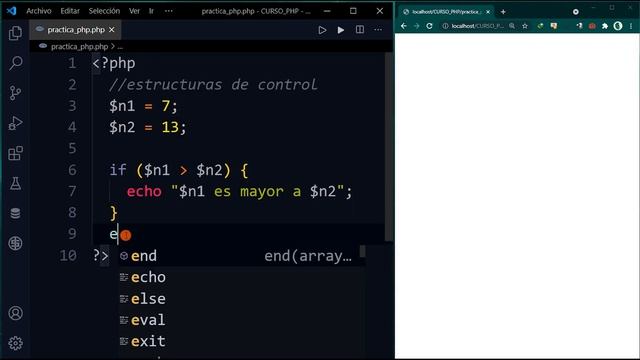 APRENDE A PROGRAMAR en PHP8 desde CERO - IF ELSE смотреть онлайн