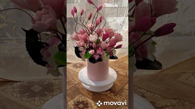 слайд шоу Магнолия в цвету букет из мыла смотреть онлайн