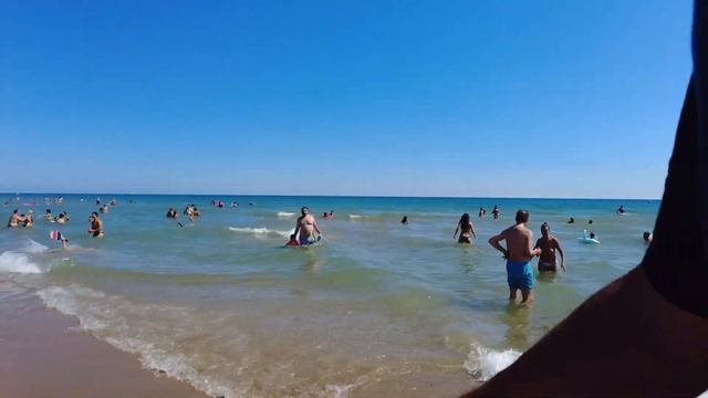 ☀️Castelldefels Beach Walk 4K, Barcelona Spain смотреть онлайн