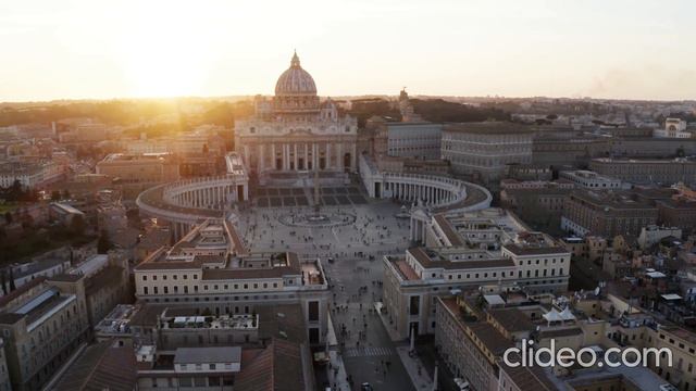 Италия Рим Ватикан с дрона,Italy RomeVatican Colosseum with drone смотреть онлайн