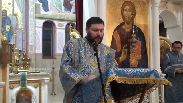 Проповедь диакона Димитрия на Рождество Божьей Матери (20.09.22) смотреть онлайн