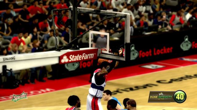 Slam dunk of J.Wall (NBA 2k13) смотреть онлайн