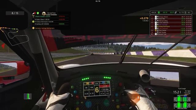 AC: 100% AI - GTE/GT2 Race | Onboard: Tobias Fuhrmann | Red Bull Ring ᴴᴰ смотреть онлайн