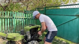 ЗАВОДЖУ ВАЖКИЙ МОТОБЛОК БЕЗ ДЕКОМПРЕССОРА !?