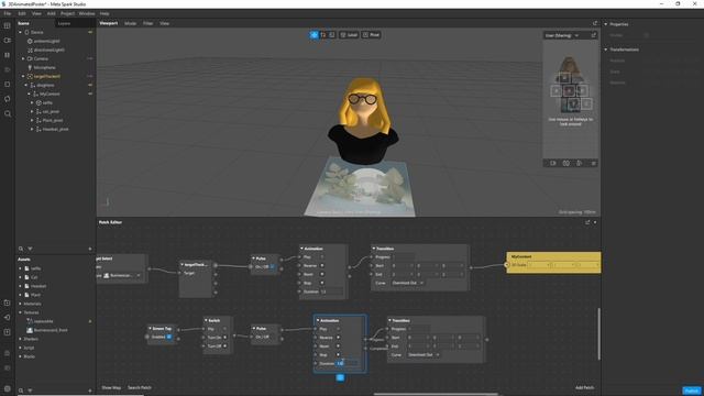 Image tracker / AR business card for Instagram + tap interaction || Spark AR tutorial смотреть онлайн