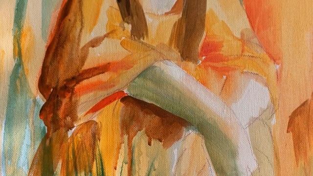 "Лучики" - теплая картина. Художник Татьяна Устьянцева. смотреть онлайн