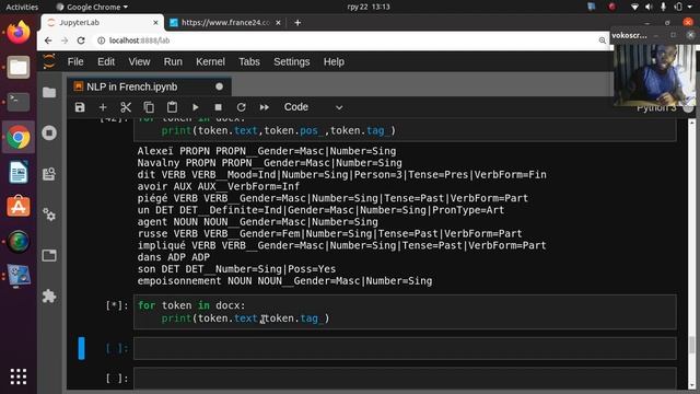 NLP in French with Spacy Python (Traitement Automatique du Langage Naturel -TALN) смотреть онлайн