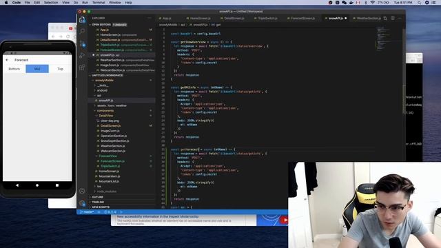 Building Snow Report App With React Native Pt 2 смотреть онлайн