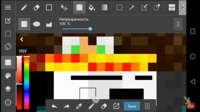 Как сделать HD скин как у Марс Дайкерса для Minecraft pe на телефоне! смотреть онлайн