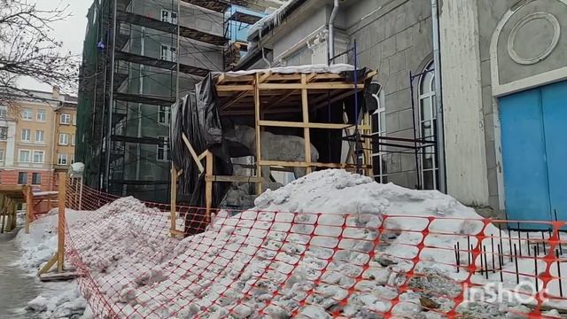 Капитальный ремонт ДК Моряков.Исторический объект.Скульптура Белых медведей. Мурманск. смотреть онлайн