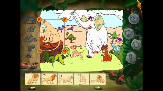 The Lion King 2: Active Play (Part 18 Create Your Own Pictures, Part 1) смотреть онлайн