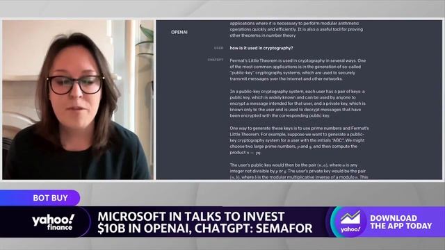 Microsoft to place $10 billion ‘strategic bet’ on ChatGPT: Semafor editor смотреть онлайн