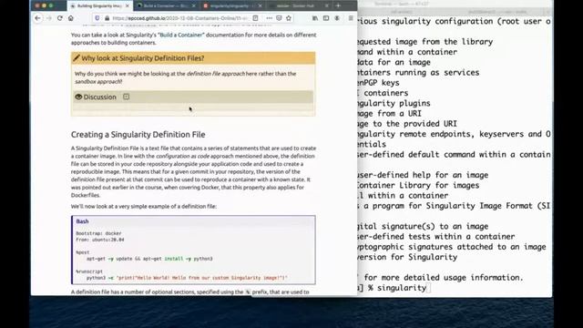 ARCHER2 - Introduction to Docker and Singularity Day 2 part 2 смотреть онлайн