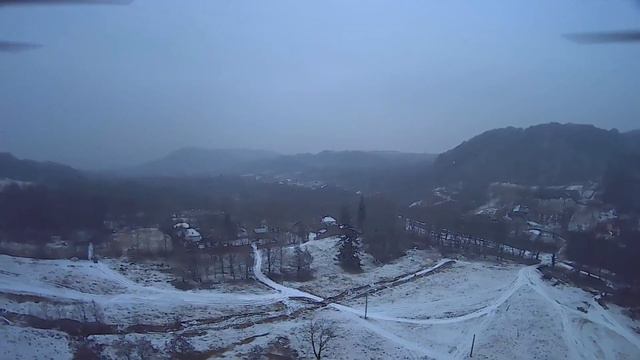 4DRC 4k f3 2020 Drone panoramic video:cold -10 degrees Celsius, cloudy day, 56m altitude.Part 1 смотреть онлайн