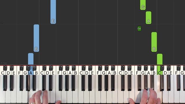 Mendelssohn - Wedding March - EASY Piano Tutorial смотреть онлайн