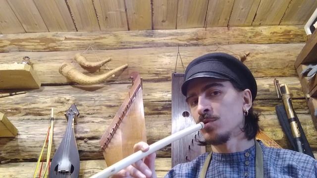 Как играть на КАЛЮКЕ. Русская обертоновая флейта. смотреть онлайн