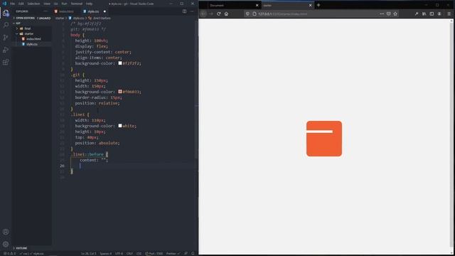 git logo Illustration CSS | CSS Drawing | CSS Illustration | CSS Speed Art смотреть онлайн