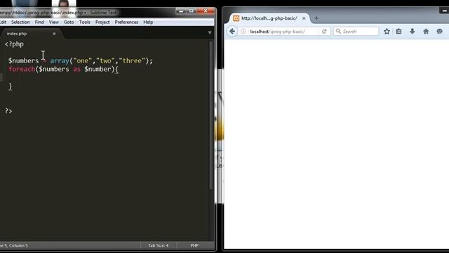 tutorial 14 iprog php foreach loop arrays смотреть онлайн