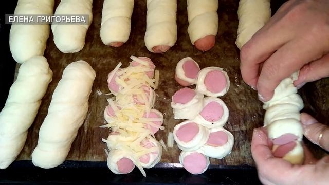 Сосиски в тесте воздушные и вкусные! смотреть онлайн