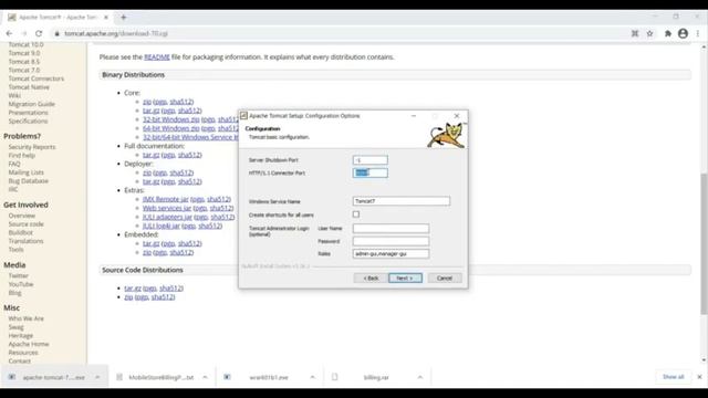 apache tomcat server configuration| how to configure tomcat server in eclipse|adv java| смотреть онлайн