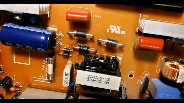 Samsung LE32B350F1W нет подсветки, BN44-00289A занижено напряжение, выключается. смотреть онлайн