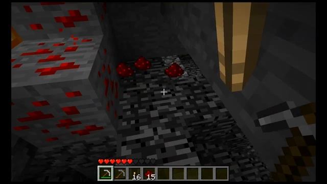 Добыча RedStone в игре MineCraft (HD)